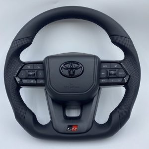 Руль Land Cruiser100, Land Cruiser Prado120(искусственная кожа) матовые вставки (2003-2023г.)
