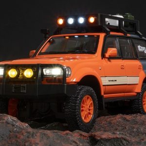 Модель автомобиля TOYOTA LAND CRUISER 80 (оранжевый)