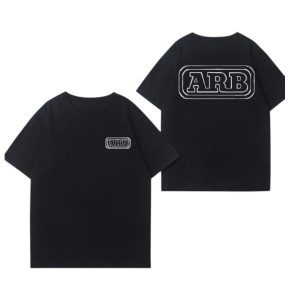 Чёрная футболка SK с лого (хлопок) "ARB"