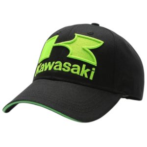 Кепка черная "KAWASAKI"