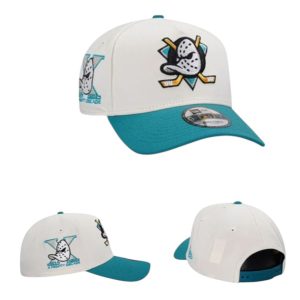 Кепка "Anaheim Ducks" белый голубой