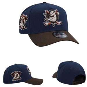 Кепка "Anaheim Ducks" синий коричневый