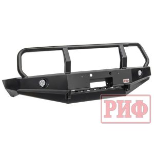 Бампер РИФ силовой передний Toyota Land Cruiser 105 с доп. фарами и защитной дугой