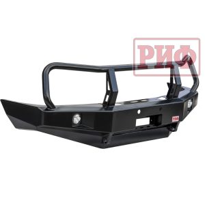 Бампер РИФ силовой передний Toyota Land Cruiser 100 2002+ с доп. фарами и защитной дугой